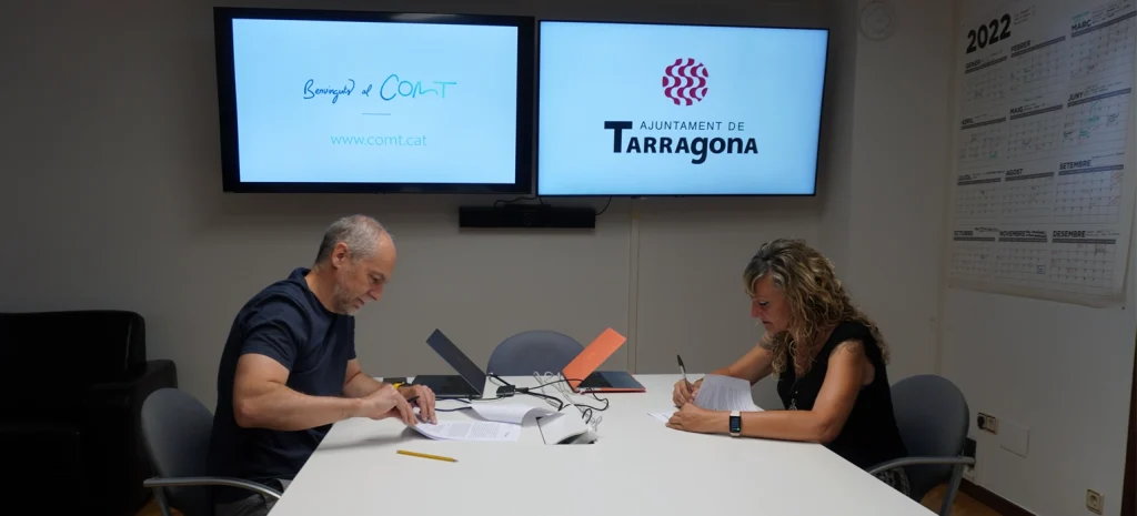 Destacada Signatura CONVENI Regidoria Esports Ajuntament Tarragona
