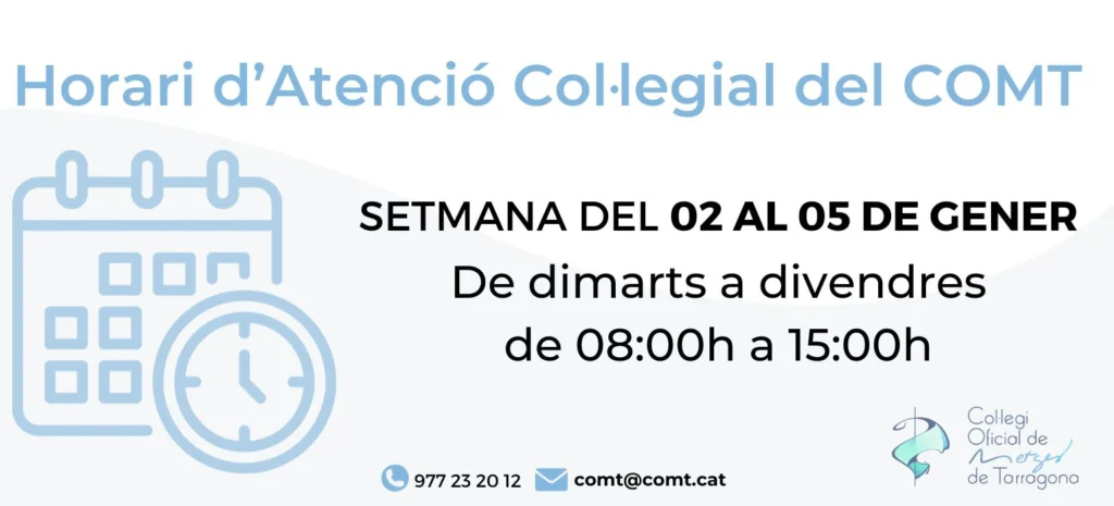 Destacada Horaris COMT 02_05gener
